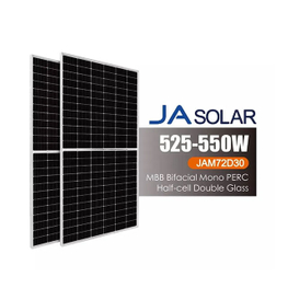 Ja 144 Half Cell 540 545 550 560 565W Poly PV Fold Flexible Black Monocrystalline Polycrystalline Module Mono Photovoltaic Solar Energy Sun Power Panel